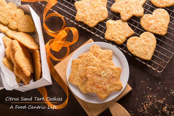 Holiday Cookie Recipe - Citrus Sand Tart Cookies