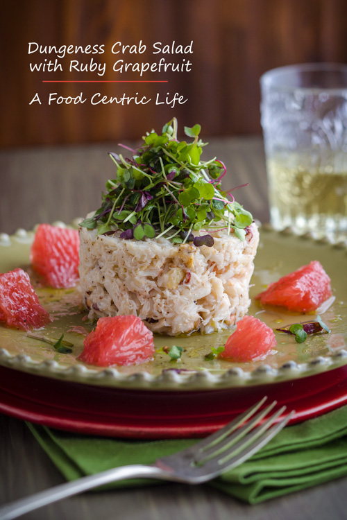 Dungeness Crab Salad with Ruby Grapefruit