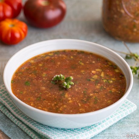 gazpacho tomato soup | AFoodCentricLife.com