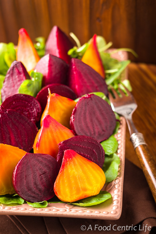 Roasted Red and Golden Beets
