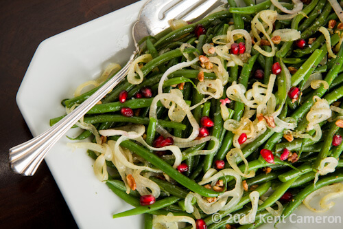 Thanksgiving Green Beans|AFoodCentricLife.com