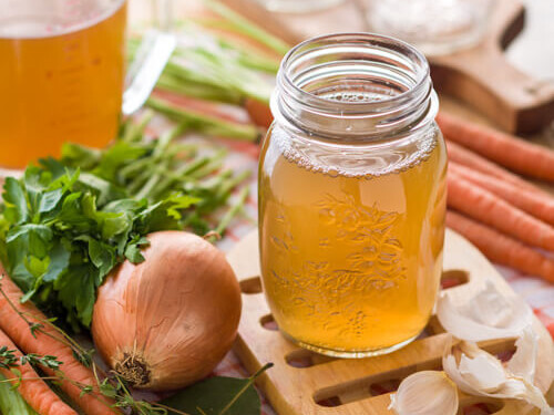 Homemade Vegetable Broth| A FoodCentricLife.com