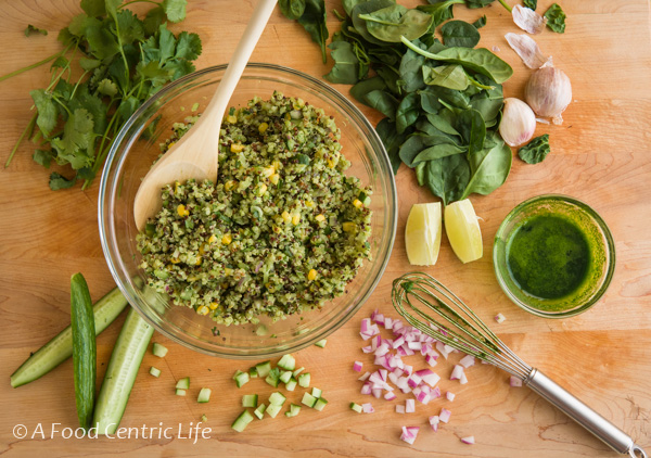 spinach quinoa salad