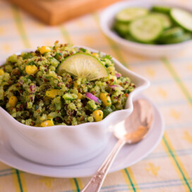 quinoa spinach salad