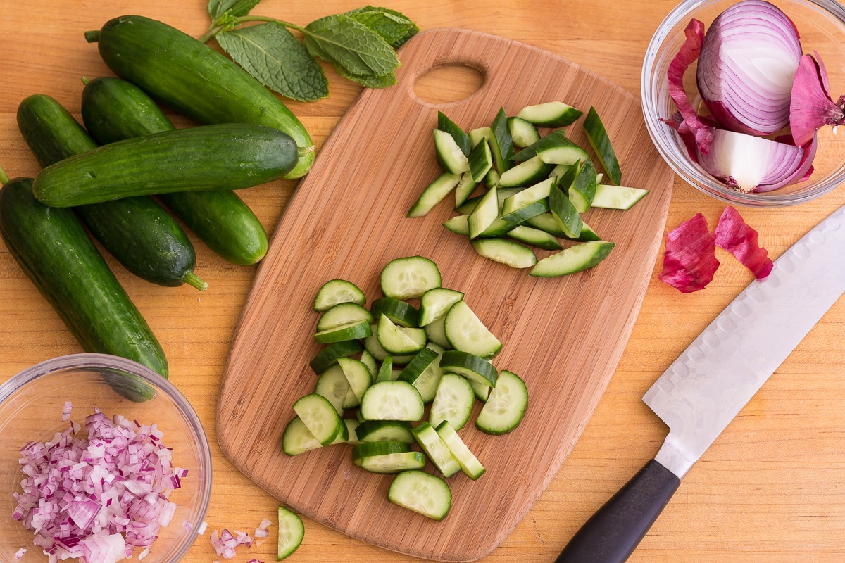 cucumber mint salad