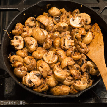 Steakhouse Roasted Mushrooms|AFoodCentricLife.com