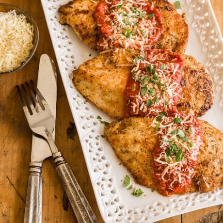 Easy Chicken Parmesan | AFoodCentricLife.com