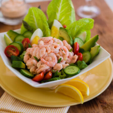 Shrimp Louie Salad | AFoodCentricLife.com