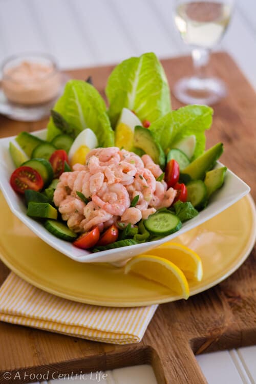Shrimp Louie Salad | AFoodCentricLife.com