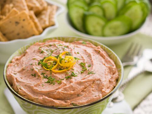 Easy smoked salmon dip | AFoodCentricLife.com