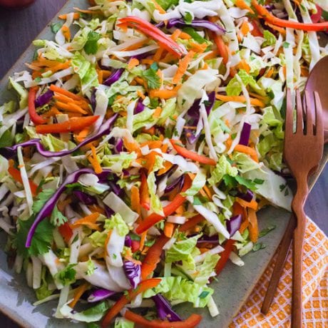 Asian Coleslaw | AFoodCentricLife.com