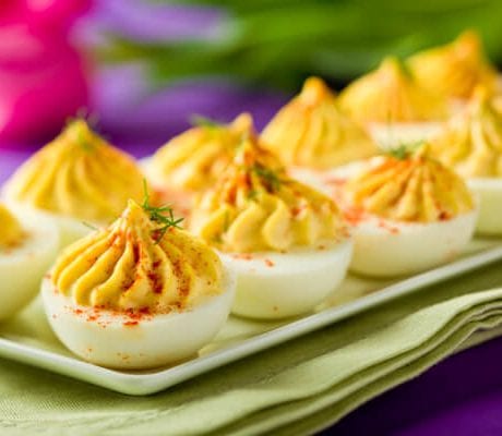 Creamy Deviled Eggs | AFoodCentricLife.com