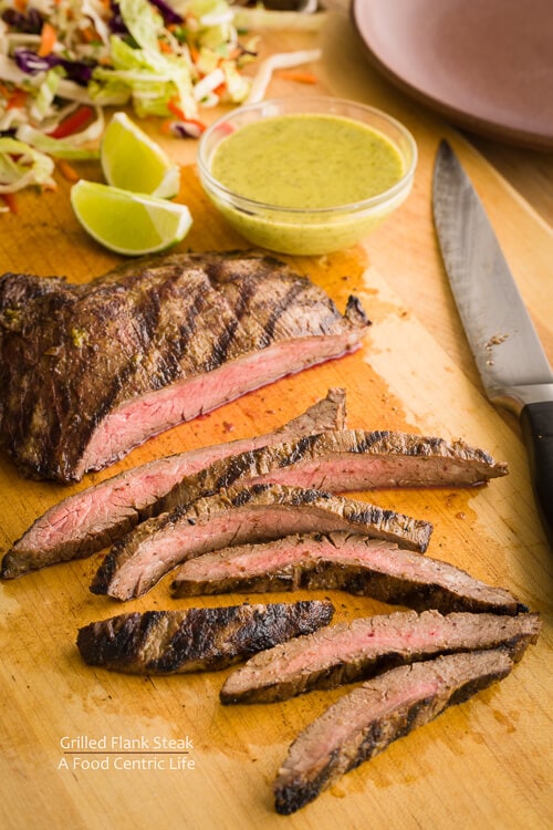 Grilled Flank Steak | AFoodCentricLife.com