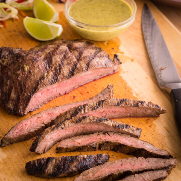 Mexican grilled flank steak
