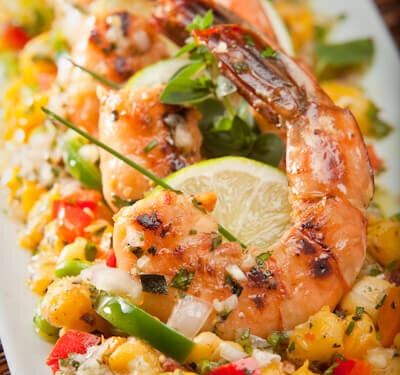 jalapeno mint grilled shrimp | AFoodCentricLife.com