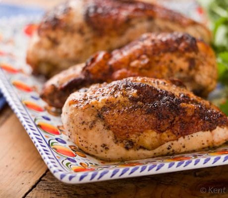 Crispy roast chicken breast | afoodcentriclife.com