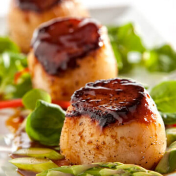 hoisin seared scallops | AFoodCentricLife.com