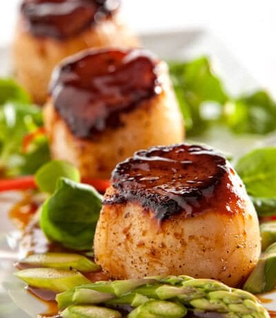 hoisin seared scallops | AFoodCentricLife.com