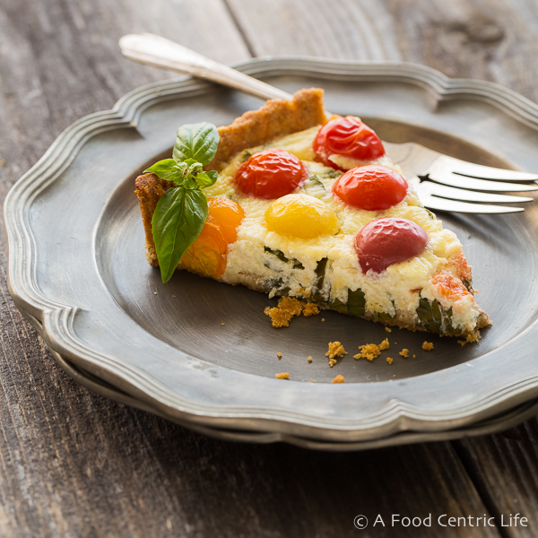 Cherry Tomato Tart|AFoodCentricLife.com