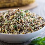 Grilled Corn and Quinoa Salad | AFoodCentricLife.com