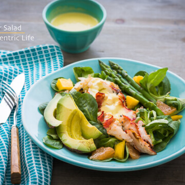 Lobster Avocado Salad | AFoodCentricLife.com