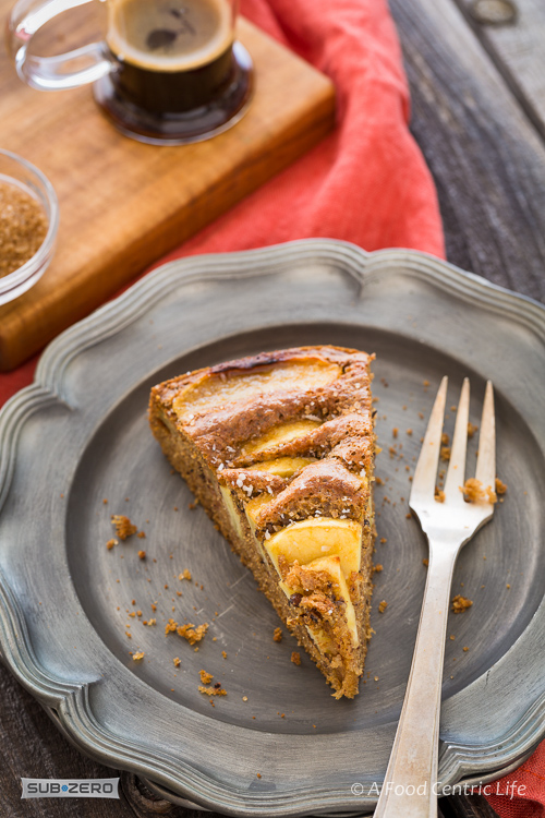 Apple Pecan Coffee Cake|AFoodCentricLife.com
