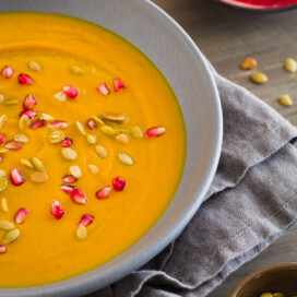 Curried butternut squash soup