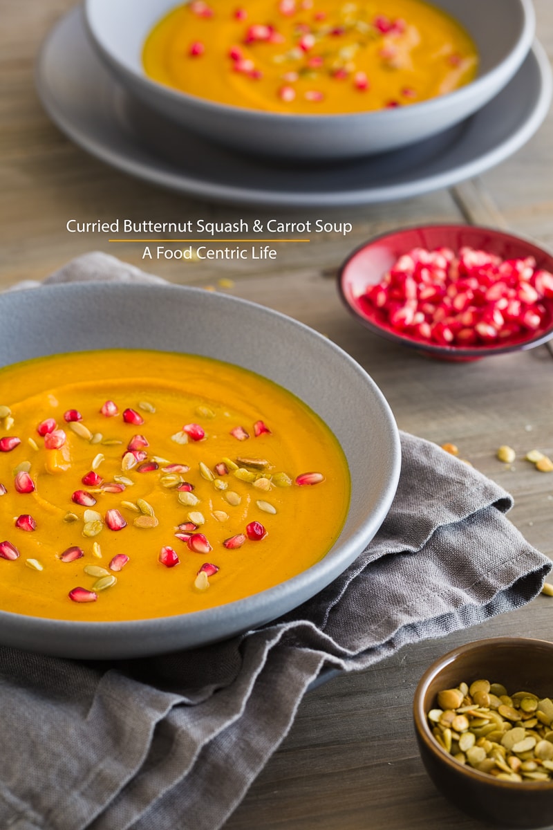 Curried butternut squash soup