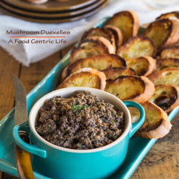 Mushroom Duxelles | AFoodCentricLife.com