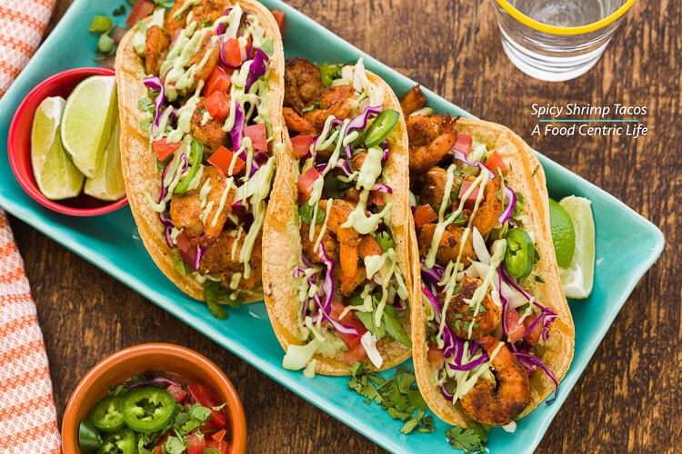 shrimp tacos | AFoodCentricLife.com