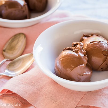 Chocolate Coconut Ice Cream | AFoodCentricLife.com