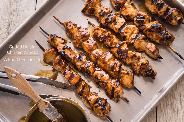hoisin chicken kabobs | AFoodCentricLife.com