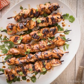 Hoisin Chicken Kabobs|AFoodCentricLife.com