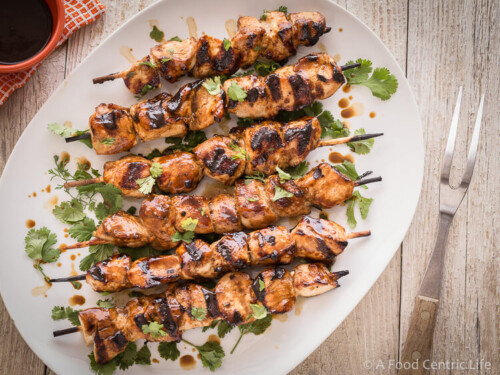 Hoisin Chicken Kabobs|AFoodCentricLife.com