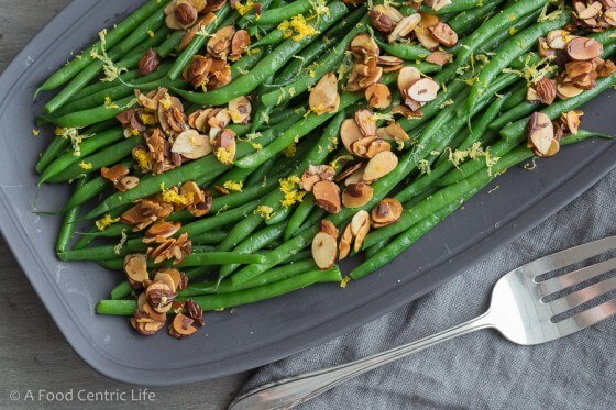 Green Beans Almondine | AFoodCentricLife.com