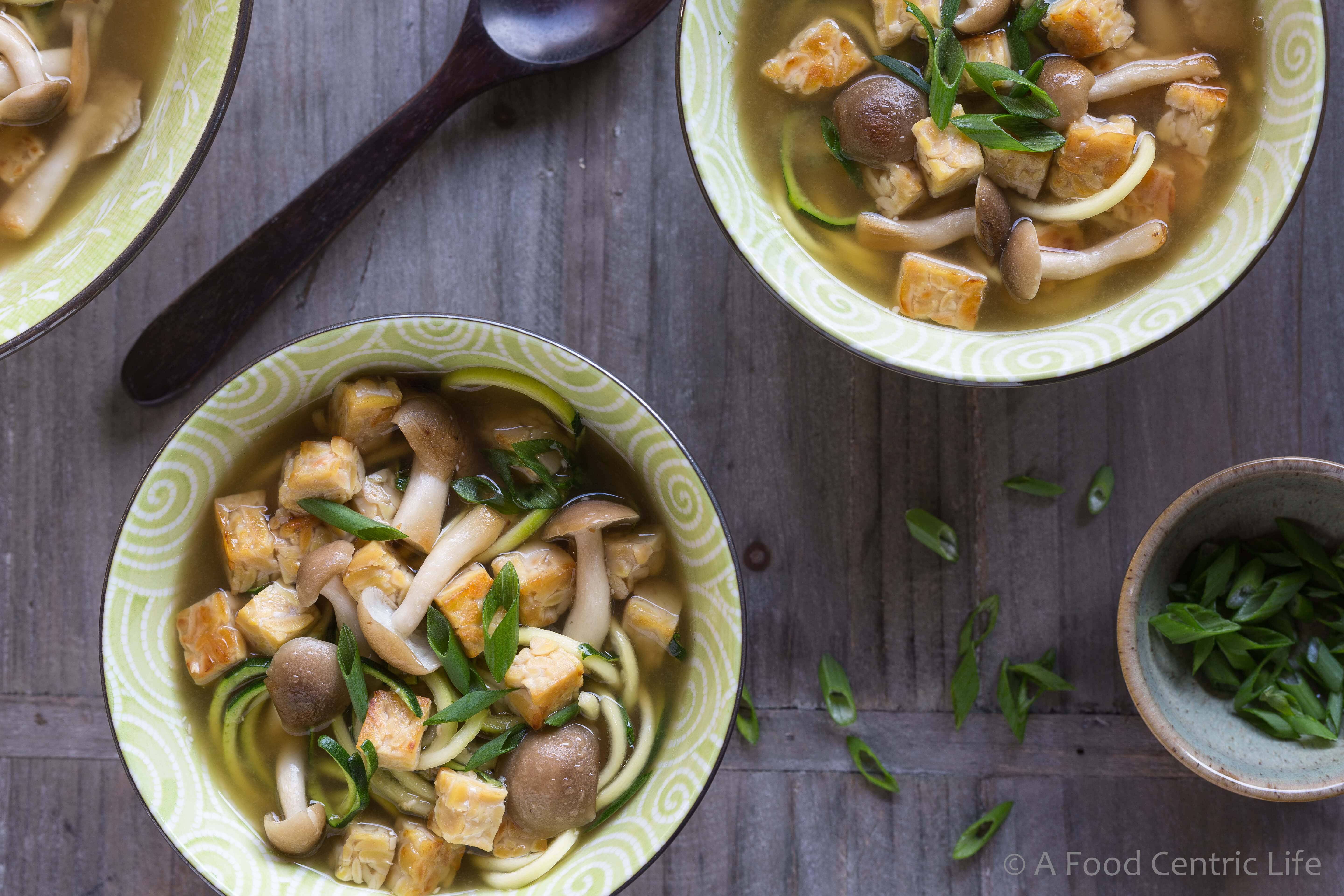 Vegetable Miso Soup | AFoodCentricLife.com