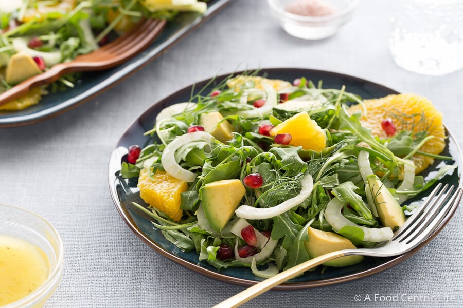 Orange and Fennel Salad | AFoodCentricLife.com