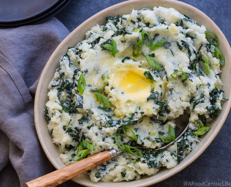 Cauliflower colcannon | AFoodCentricLife.com