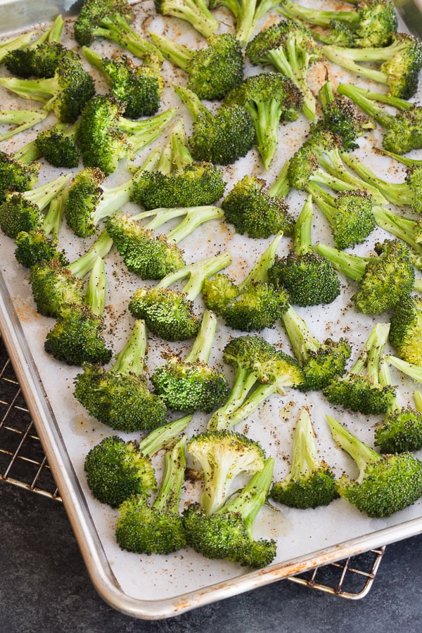 roasted broccoli with pine nuts | AFoodCentricLife.com