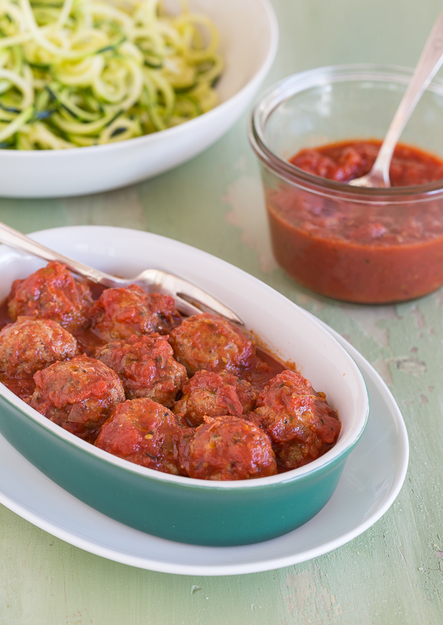 grain free meatballs | AFoodCentricLife.com