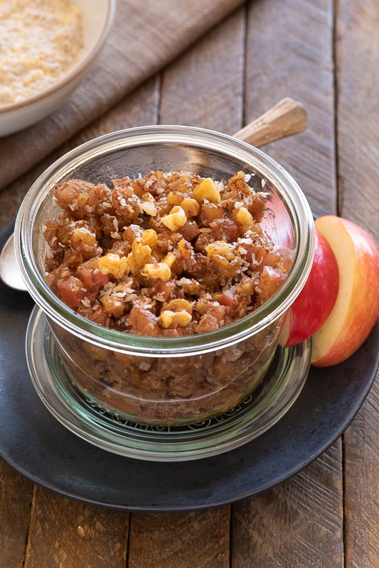 spiced apple compote |Afoodcentriclife.com