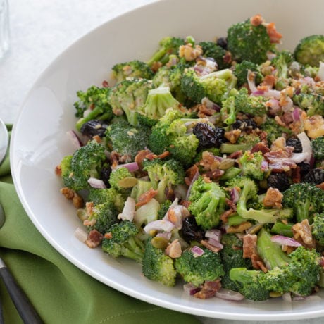 Crunchy Broccoli Bacon Salad | AFoodcentriclife.com
