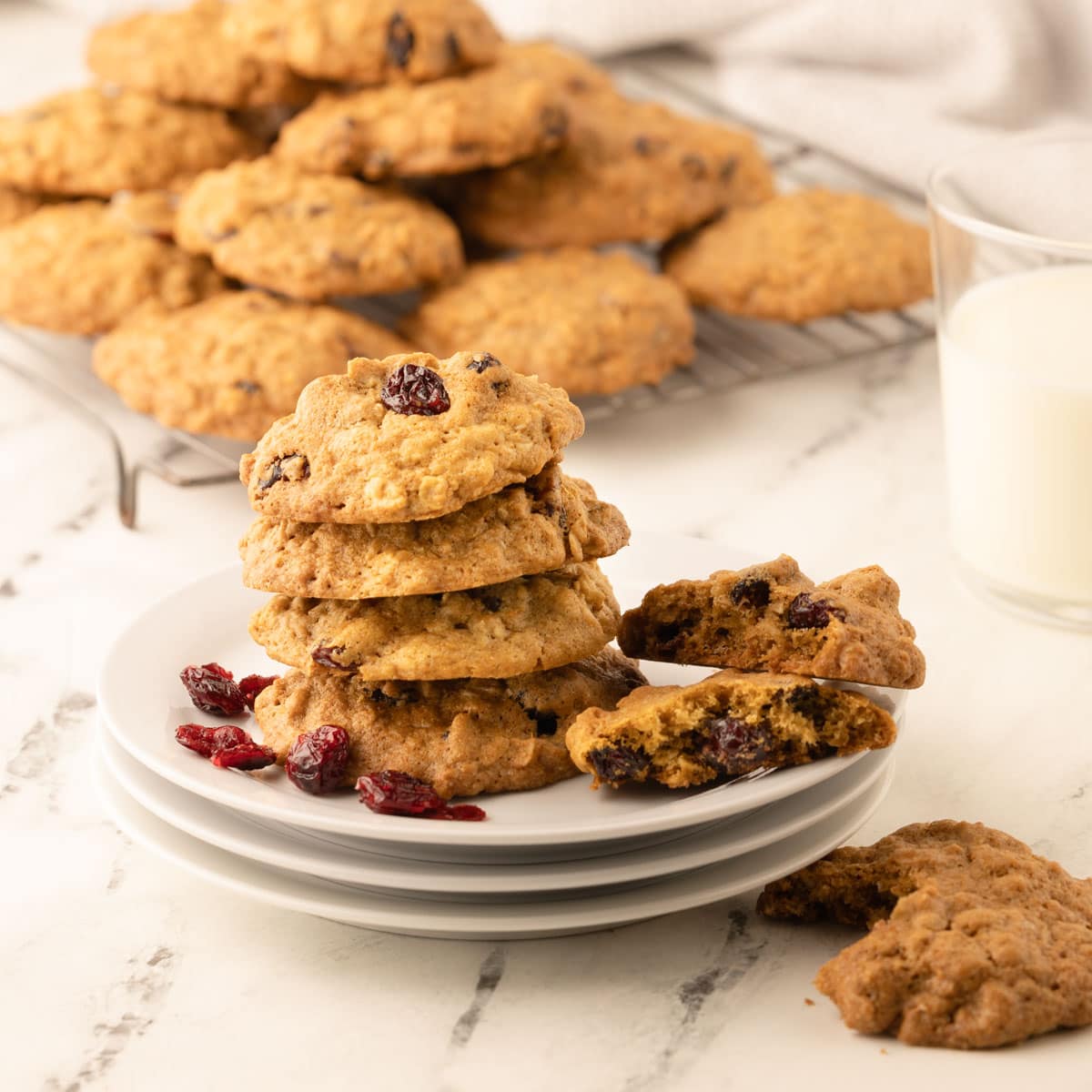 Cranberry Oatmeal Cookies Recipe (gluten-free) - A Food Centric Life
