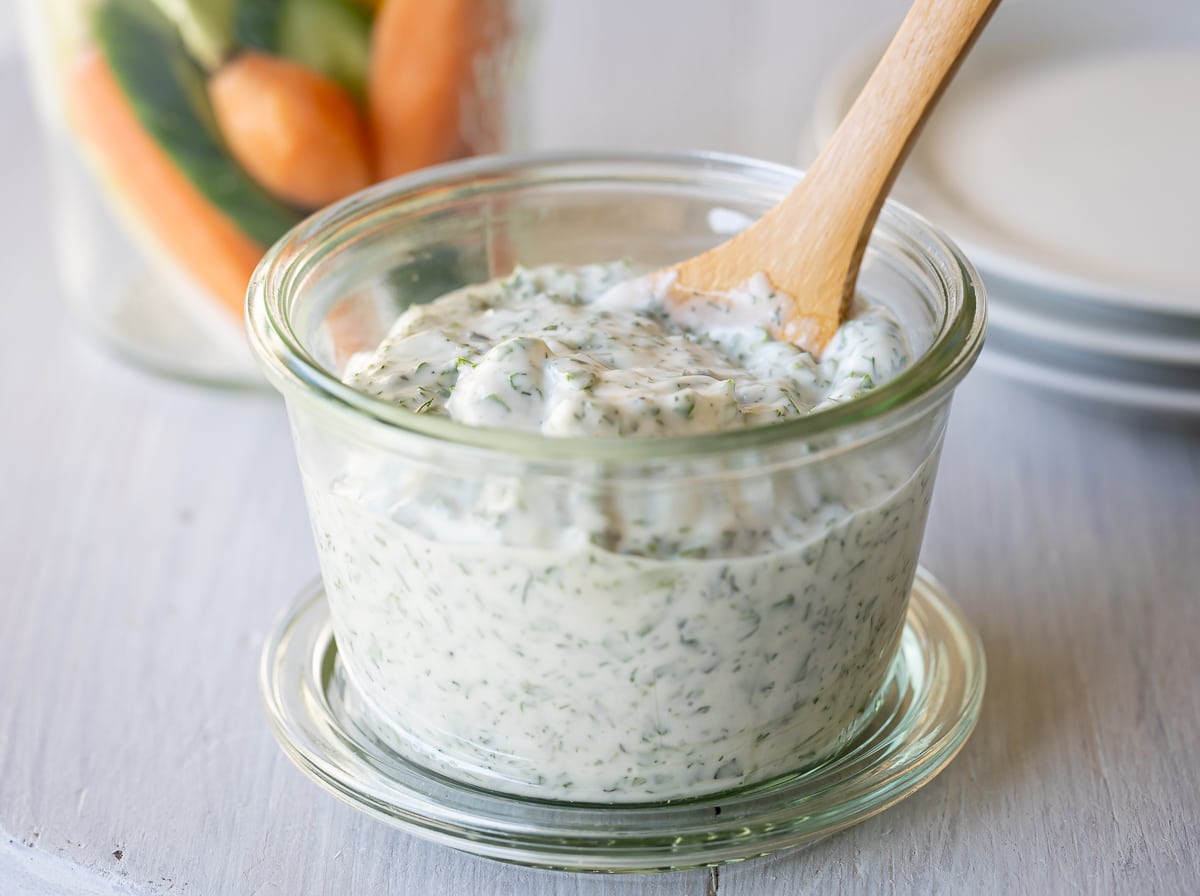 Green Goddess Dressing and Dip | afoodcentriclife.com