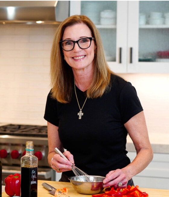 Chef Sally Cameron in her kitchen