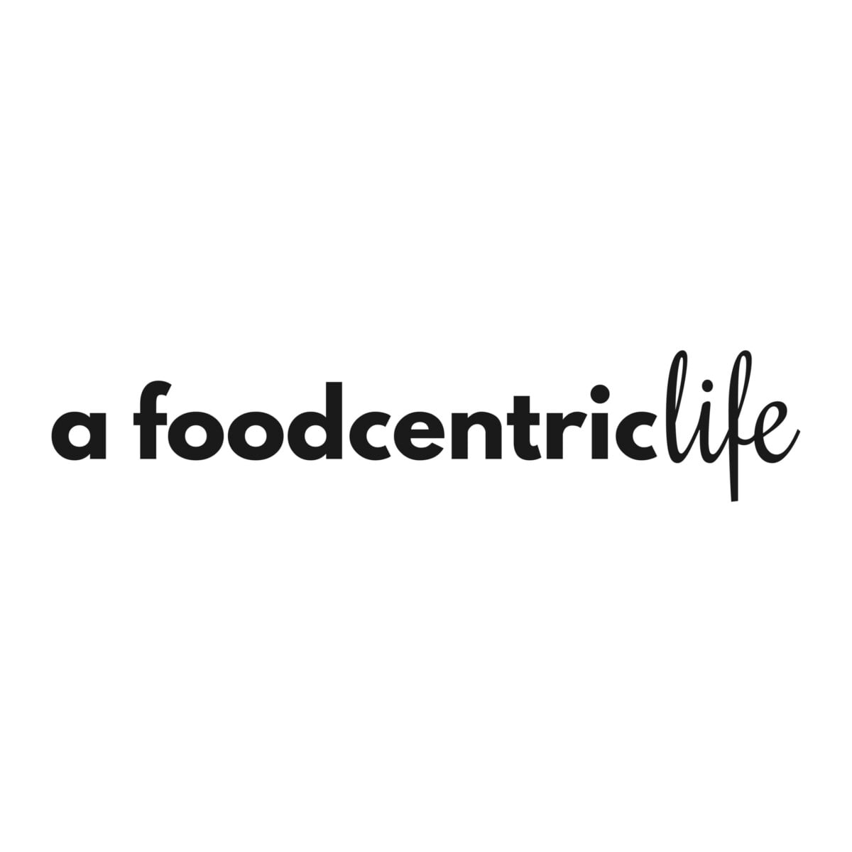 A Foodcentric Life logo